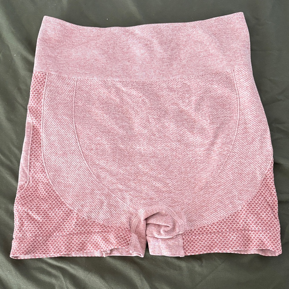 Women's Pink High-Waisted Shorts